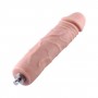 Силіконовий фалоімітатор для секс-машин Hismith 7" Silicone Dildo, система KlicLok