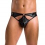 Чоловічі стринги Passion 033 Thong Paul S/M Black, під латекс