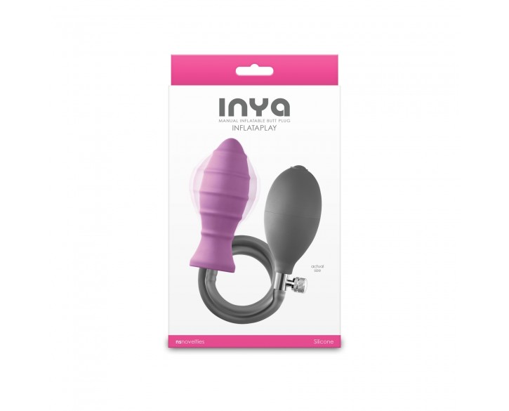 Надувна анальна пробка NS Novelties INYA - InflataPlay - Pink