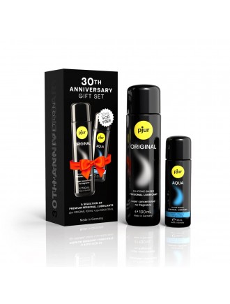 Ювілейний набір лубрикантів pjur 30th Anniversary Gift Set: Original 100 мл та Aqua 30 мл