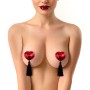 Пестис-сердечки з кісточками Art of Sex - Sparkling Hearts, червоний