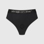 Трусики-бразиліана з фіксацією дилдо Strap-On-Me Harness Lingerie Idole – XS – Black, високі