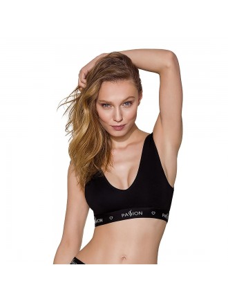 Спортивний топ з широкою гумкою Passion PS004 TOP black, size L