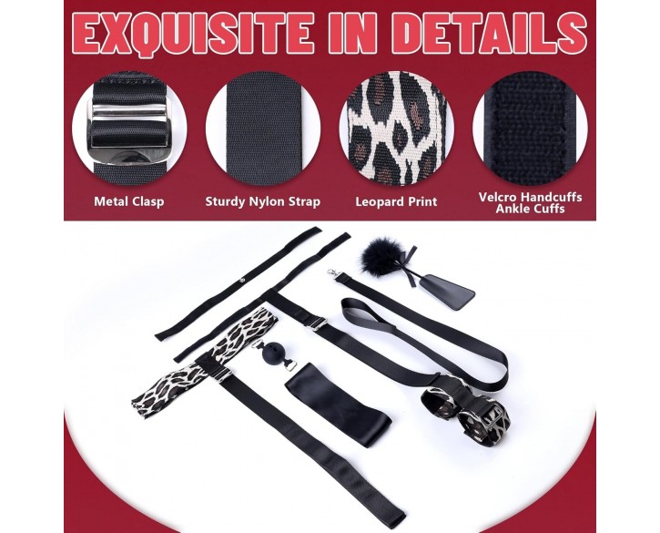 БДСМ-набір LOCKINK YEAHWOW Armbinder Restraint Set Black