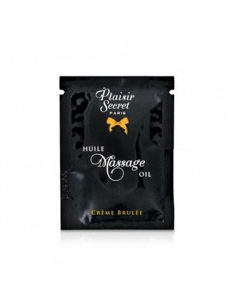 Пробник масажної олії Plaisirs Secrets Creme Brulee (3 мл)