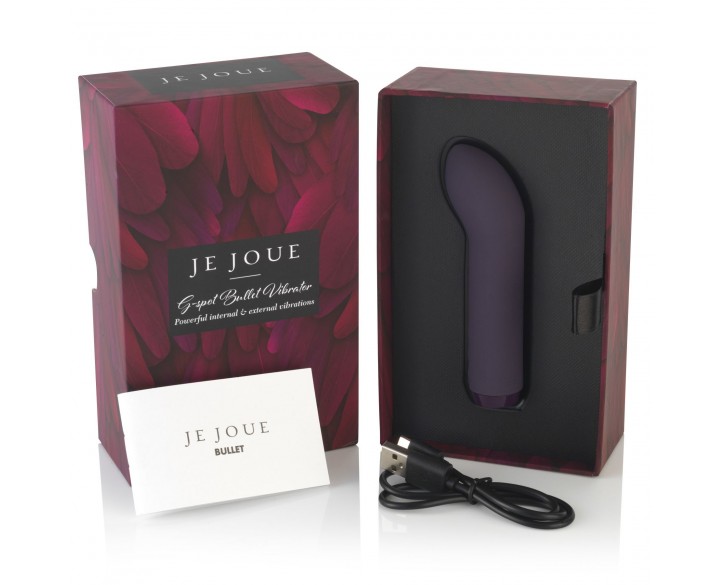 Преміум вібратор Je Joue - G-Spot Bullet Vibrator Purple з глибокою вібрацією