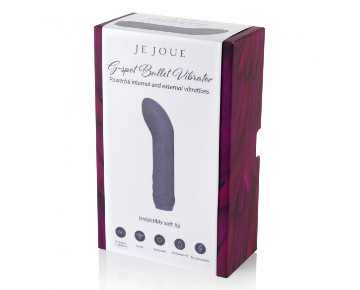 Преміум вібратор Je Joue - G-Spot Bullet Vibrator Purple з глибокою вібрацією