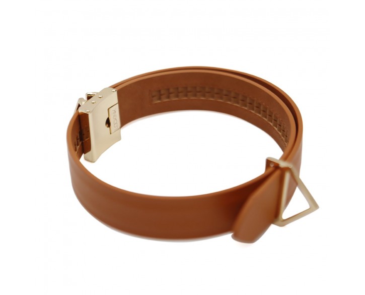 Повідець LOCKINK Tied Collar with Leash Set - Brown