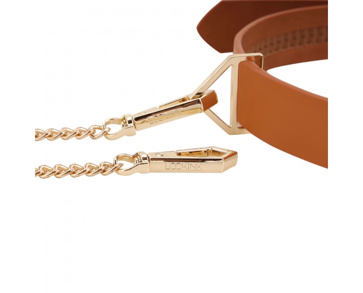 Повідець LOCKINK Tied Collar with Leash Set - Brown