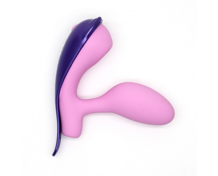 Віброяйце під одяг KISSTOY Viosecret Pro, з пульсацією для клітора, трусики-стрепи в комплекті