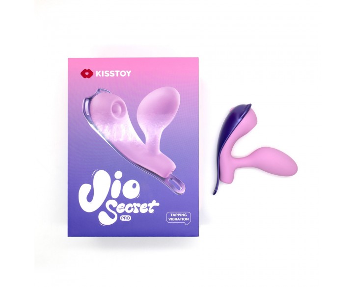Віброяйце під одяг KISSTOY Viosecret Pro, з пульсацією для клітора, трусики-стрепи в комплекті