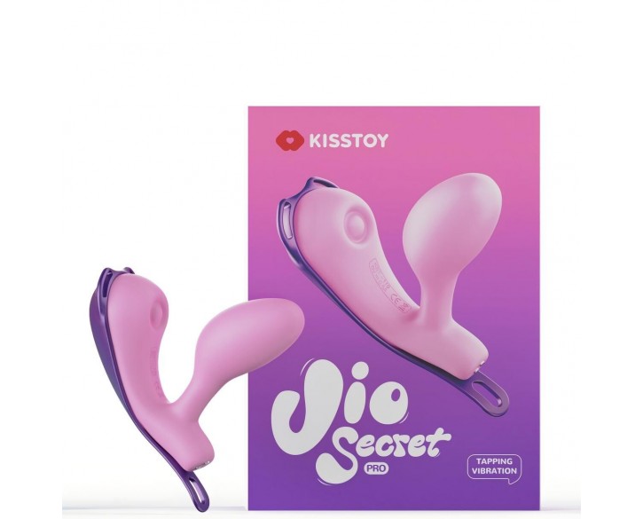 Віброяйце під одяг KISSTOY Viosecret Pro, з пульсацією для клітора, трусики-стрепи в комплекті