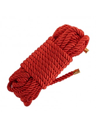 Мотузка для шибарі LOCKINK SEVANDA Shibari Pratice Rope Red, 8 метрів