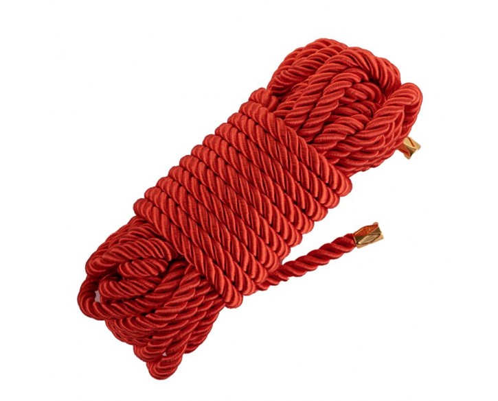 Мотузка для шибарі LOCKINK SEVANDA Shibari Pratice Rope Red, 8 метрів