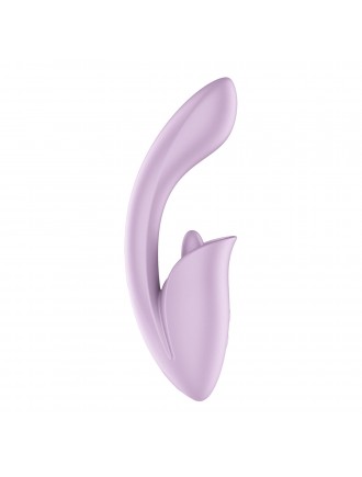 Вагінально-кліторальний вібратор Satisfyer Tongue Expert з язичком