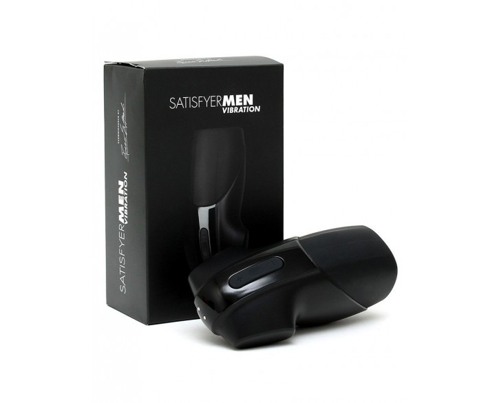 Мастурбатор Satisfyer Men Vibration імітатор мінету з вібрацією, стимуляція головки