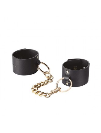 Наручники Bijoux Indiscrets MAZE — Wide Cuffs Black