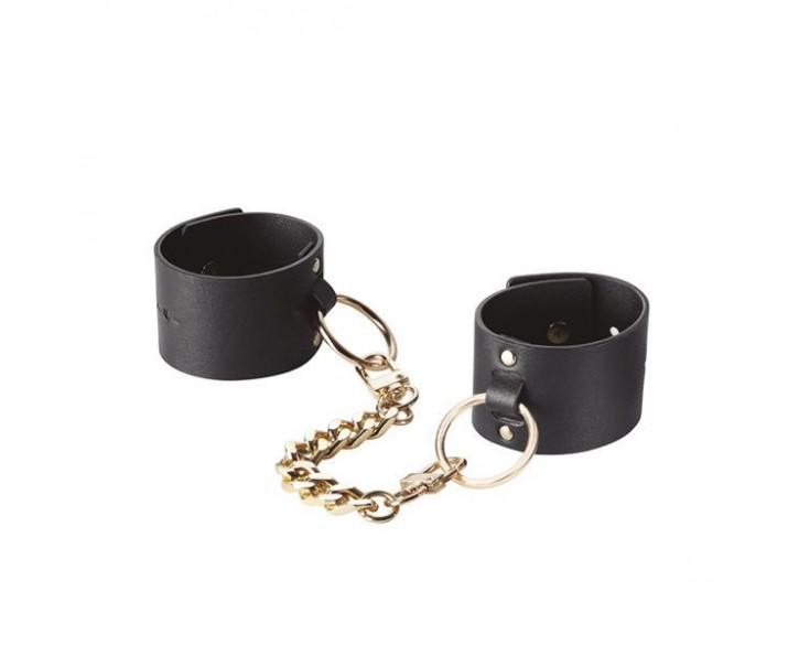 Наручники Bijoux Indiscrets MAZE — Wide Cuffs Black