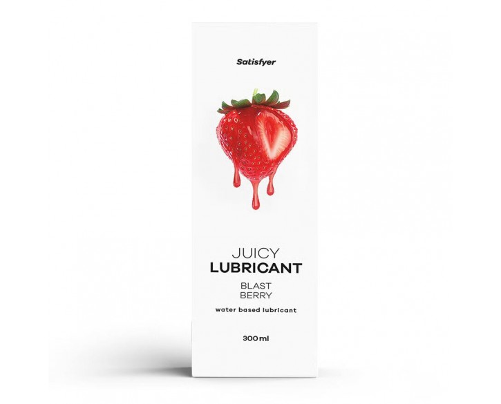 Лубрикант на водній основі Satisfyer Juicy Lubricant Blast Berry water based 300 мл