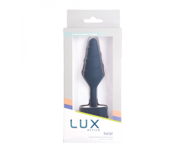 Анальна пробка Lux Active Twist Plug Small Blue