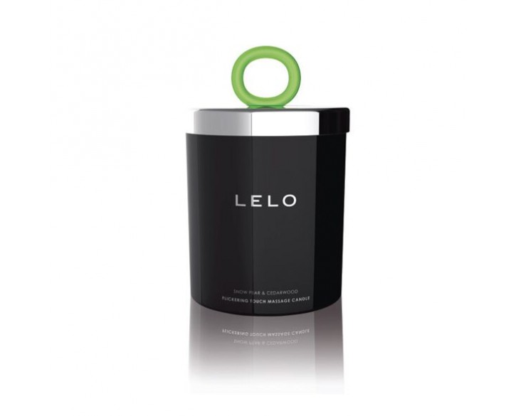 Масажна свічка LELO Massage Candle Snow Pear & Cedarwood, соєвий віск, 36 годин горіння