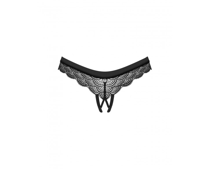 Трусики Obsessive Chemeris crotchless panties XS/S