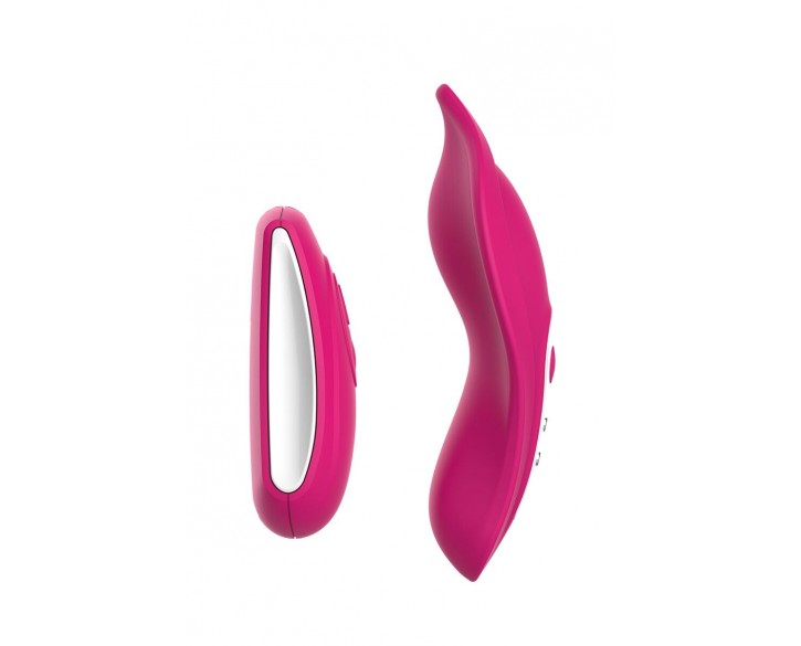Вібратор у трусики Liebe Panty Vibe Recargable Cerise, нагрів до 39 °C, пульт, трусики в комплекті