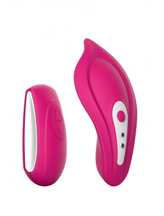 Вібратор у трусики Liebe Panty Vibe Recargable Cerise, нагрів до 39 °C, пульт, трусики в комплекті