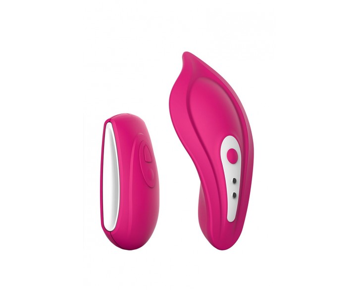 Вібратор у трусики Liebe Panty Vibe Recargable Cerise, нагрів до 39 °C, пульт, трусики в комплекті
