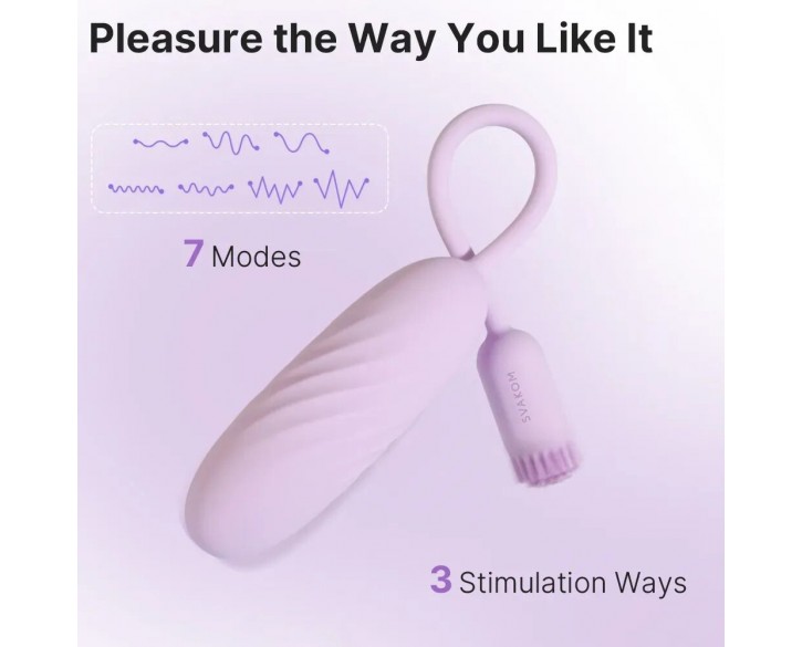 Віброяйце Svakom Plume Pastel Lilac