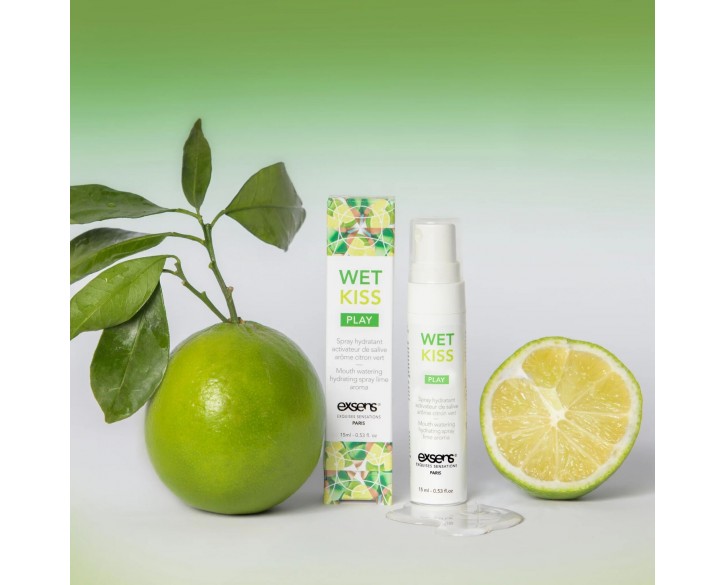 Спрей для посилення слиновиділення EXSENS Wet Kiss Lime 15 мл