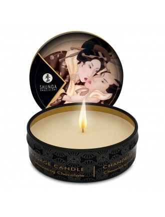 Масажна свічка Shunga Mini Massage Candle – Intoxicating Chocolate (30 мл) з афродизіаками