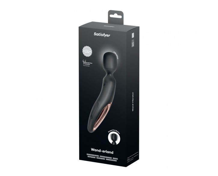 Вібромасажер Satisfyer Wand-erland (Black/Rosegold)