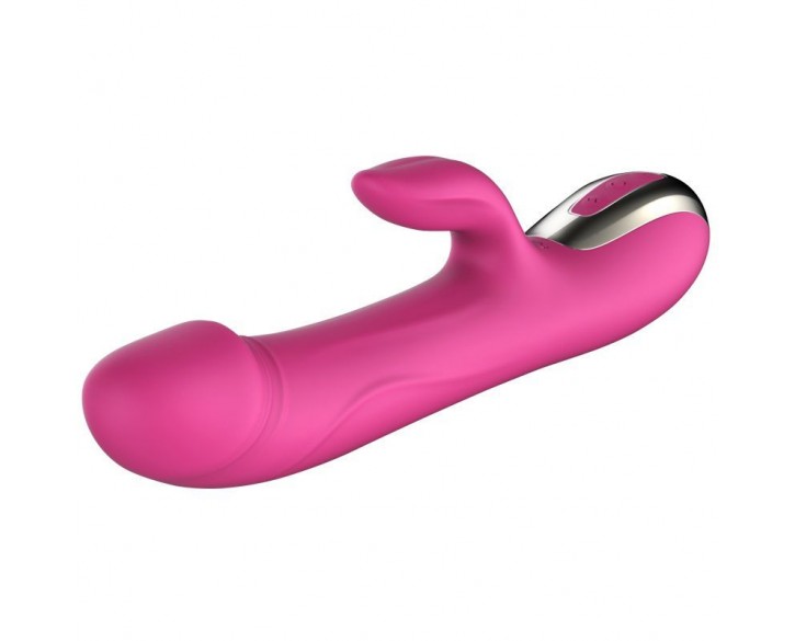 Вібратор-пульсатор Leten Automatical Thrusting Vibrator з підігрівом, що перезаряджається, 10 режимі