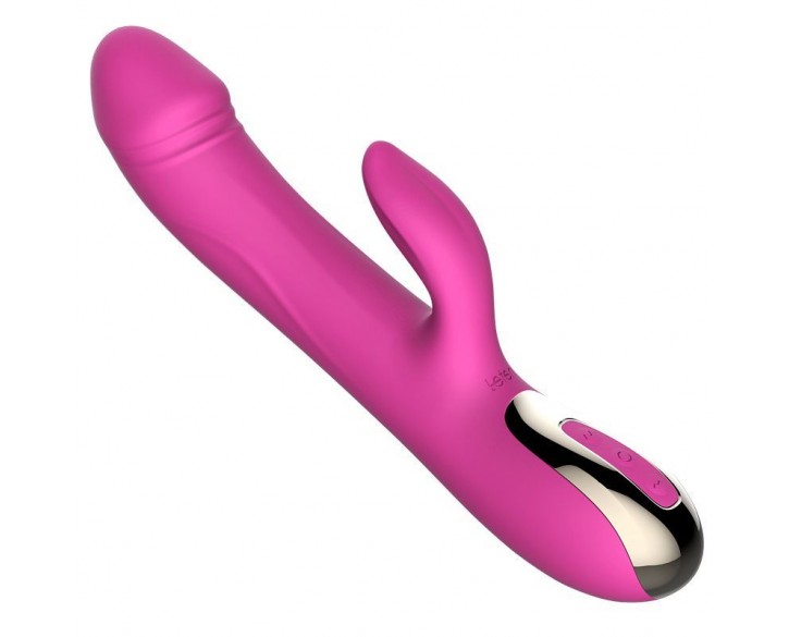 Вібратор-пульсатор Leten Automatical Thrusting Vibrator з підігрівом, що перезаряджається, 10 режимі