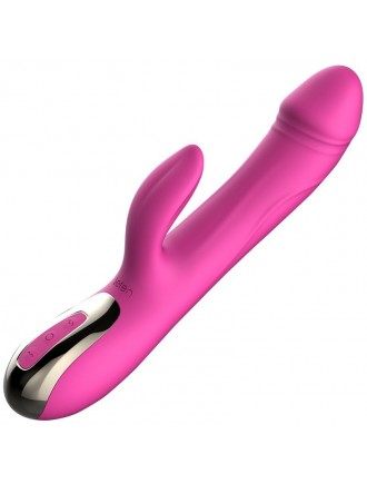 Вібратор-пульсатор Leten Automatical Thrusting Vibrator з підігрівом, що перезаряджається, 10 режимі