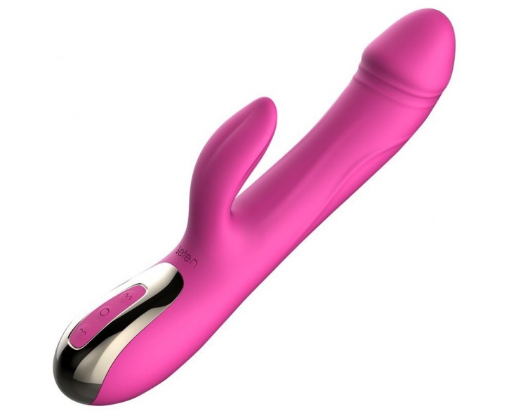 Вібратор-пульсатор Leten Automatical Thrusting Vibrator з підігрівом, що перезаряджається, 10 режимі