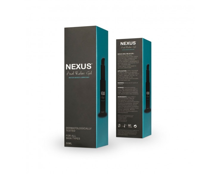 Розслаблювальний анальний лубрикант на водній основі Nexus RELAX - Anal Relaxing Gel 50ml