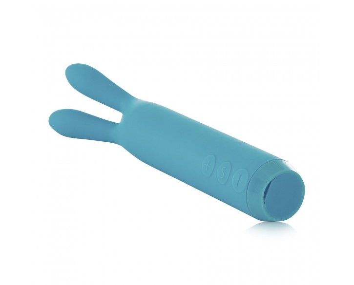 Вібратор з вушками Je Joue - Rabbit Bullet Vibrator Teal, глибока вібрація