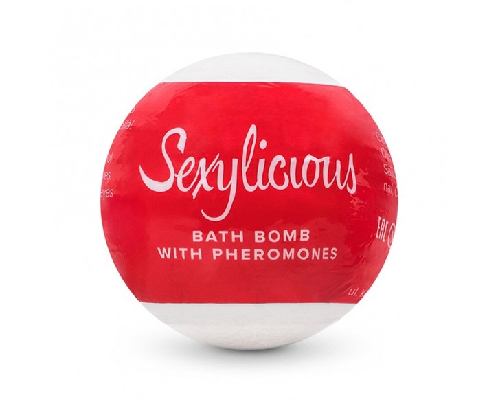 Бомбочка для ванни з феромонами Obsessive Bath bomb with pheromones Sexy (100 г)