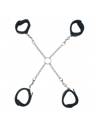 Хрестовина Punishment - Hog-Tie - Black
