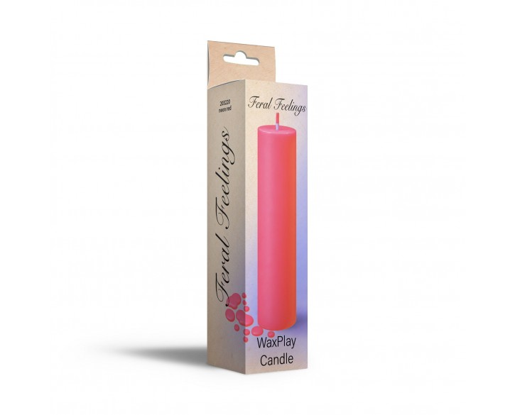 Свічка для WaxPlay Feral Feelings UV-neon 15 см Neon Red