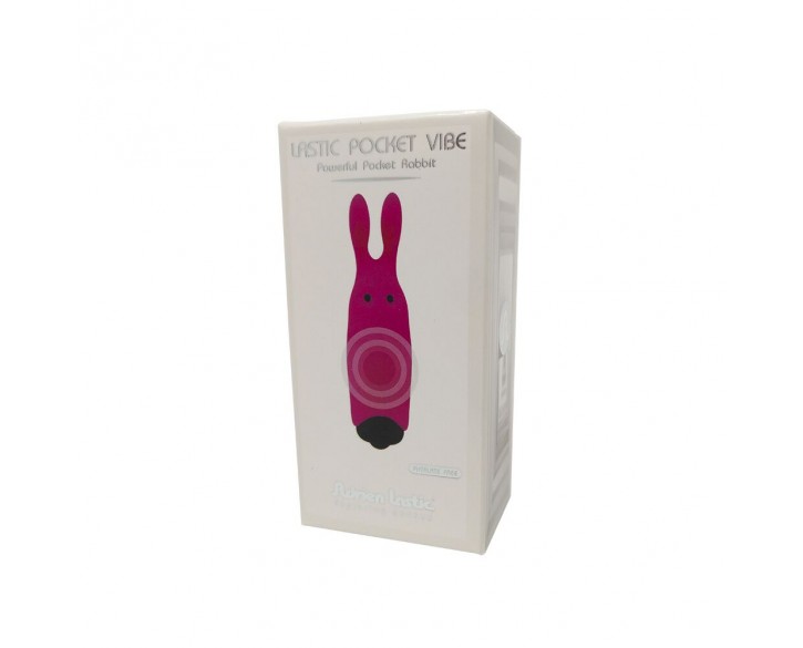 Віброкуля Adrien Lastic Pocket Vibe Rabbit Pink зі стимулювальними вушками