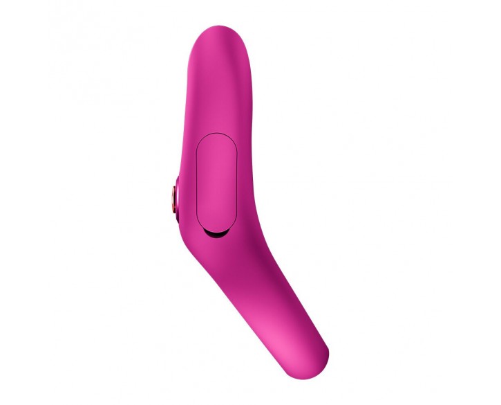Ерекційне віброкільце з подвійною стимуляцією клітора Fun Factory NŌS CLASSIC Magenta, 2 мотори