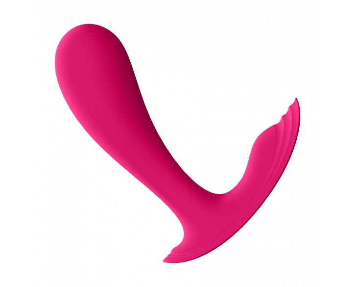 Смарт-вібратор у трусики Satisfyer Top Secret Pink вагінально-кліторальний, 2 мотори