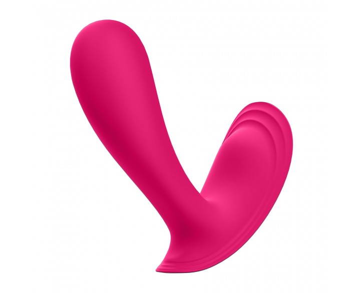 Смарт-вібратор у трусики Satisfyer Top Secret Pink вагінально-кліторальний, 2 мотори