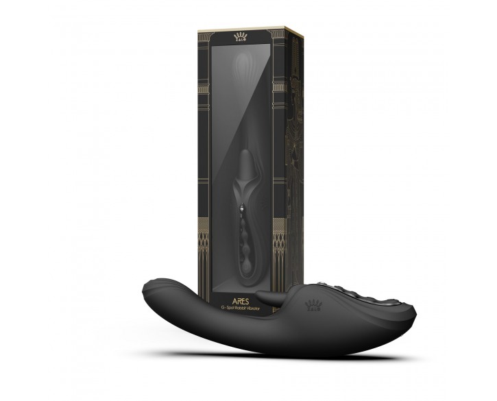 Вібратор-кролик Zalo Ares Obsidian Black