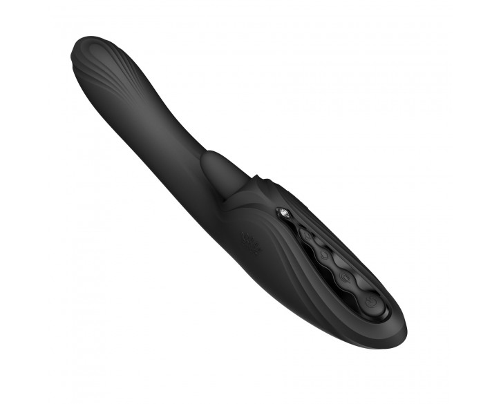 Вібратор-кролик Zalo Ares Obsidian Black