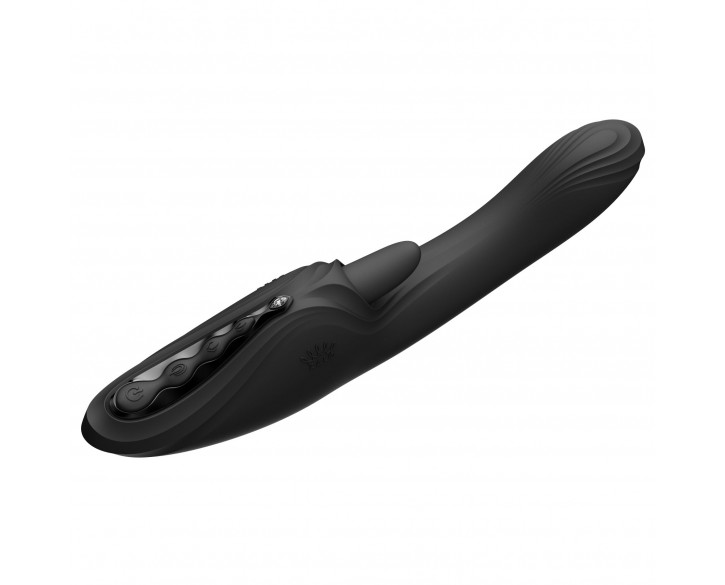 Вібратор-кролик Zalo Ares Obsidian Black