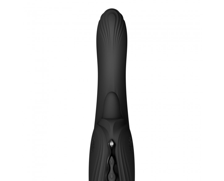 Вібратор-кролик Zalo Ares Obsidian Black